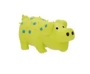Multipet Globlet Pig Latex Mini Plush Grunt Squeak Interactive Toy for Dogs