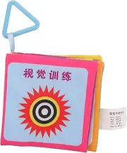 Abaodam 1set Funny Cloth Book for Soft Sensory Cloth Book Early Development for Boy Girl Toddlers Portable High Contrast Design Safe Tear-Resistant Educational Toy