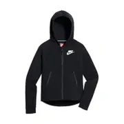 Nike Girls Sportswear Tech Fleece Hooded Sweatshirt Black 859993 010