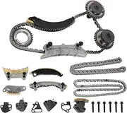 X AUTOHAUX 1 Set Timing Chain Kit for Cadillac for Buick Enclave Lacrosse for Chevrolet Equinox Malibu Traverse for Pontiac for SaturnNo.12633452/12633451