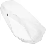 Amosfun Neck Roll Pillow Slipcovers Soft Zipper Cushion Covers for Cervical Support Stylish and Cleanable Waist Pillowcase Portable Design for Home and Roll Pillow