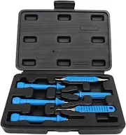 Terminal Removal Tool Kit, 6Pcs Universal Electrical Terminal Release Connector Wire Pin Extractor, Automotive Connector Maintenance Repairs
