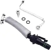 OKAY MOTOR Turbo Oil Feed Line for 2015-2021 Chevy Trax 2012-2020 Sonic Chevy Cruze Buick Encore 1.4L 25198546 55587854