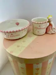 MUD PIE ( 2001) “Her Royal Highness “ princess mug and bowl set in box