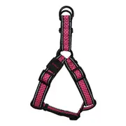 Scream Reflective Step In Dog Harness Loud Pink - 4 Sizes