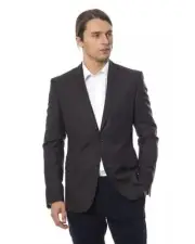 Verri Tailored Suit Jacket Classic Design Men Gray Suits & Blazers