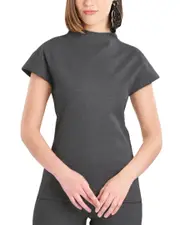 Natori Double Jersey Funnel Neck Top