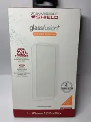 ZAGG Invisibleshield Glass Fusion+ D3O Screen Protector for iPhone 12 Pro Max
