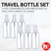 Home Master [12PCE] First Class Travel Travel Bottle Set Travel, Leak-Proof