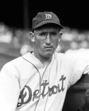 Victor G Sorrell of the Detroit Tigers in 1934 Baseball Old Photo