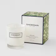 Sheridan Green Sage Scented Candle in White