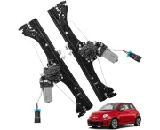 Front Left Power Window Regulator And Motor Assembly Compatible with Fiat 500 1.4L 2012 2013 2014 2015 2016 2017 2018 2019 Replaces Part Number 751-648: 68