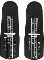 NOLITOY 2pcs Shoe Measuring Device Accurate Foot Measurement Ruler for Adults and Lightweight Foot Gauge Portable Shoe Measurement Tool