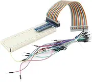 T-Type GPIO Expansion Board Kit T-Type Expansion Board with Breadboard and GPIO Cable for Raspberry Pi1 B+ / 2 B / 3 B Fittings