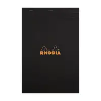 在飛比找博客來優惠-【Rhodia】N°18 上掀式筆記本_空白內頁80張_ 黑