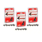 Copperhead 3PK .050" 3/8" 72 LKS STD Skip Tooth Chainsaw Chains Husqvarna Stihl