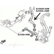 Top Performance Control Arm - Front Lower - BJ1063L-ARM