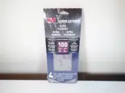 Lot Of 5 Packs 3M Sandblaster 100 Grit Sandpaper 4 Per Package 3 2/3" x 9"