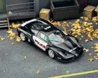 EY King 1:64 Black NFS Police Enzo Racing Sports Model Diecast Display Car