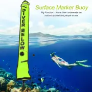 6FT High Visibility Inflatable Scuba Diving SMB Signal Marker ZO