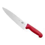 Victorinox 5.2001.25 10" Chef Knife with Red Fibrox Handle