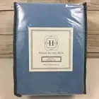 Modern Southern Home Flannel Full Sheet Set Blue Solid