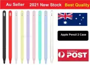 For Apple Pencil Case Grip holder Stylus Silicone iPad Pen Cover skin 2nd Gen