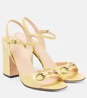 [Gucci] Gucci Gucci Horsebit leather sandals AU 10 yellow