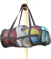 Professional Mesh Sports Duffel Bag with Shoulder Strap for Balls and Gear