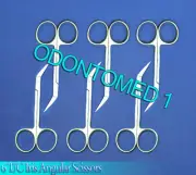6 T/C Iris Angular Scissors 4.5" Surgical Dental instruments