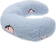 U-Shaped Dog Pillow Comfortable Neck Support for Pet Sleep Plush Pillow