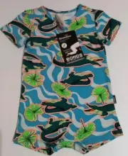 New BONDS Blue Crocodile Romper WONDERSUIT SIZE 00