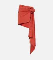 [Magda Butrym] Magda Butrym Asymmetrical beach cover-up AU 14 orange