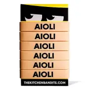 Waterproof Squeeze Bottle Labels - Dishwasher Proof - 6 Pack Aioli