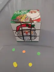 Vintage Santa's Cube Puzzle