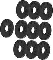EXQUIMEUBLE Guitar Parts Accessories 10pcs Small Silicone Gasket for Bass Guitar Strap Lock Anti-slip