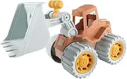 ifundom Realistic Bulldozer Model for Boys and Girls Construction Vehicle Push Back Slide Safe for Sensitive Skin