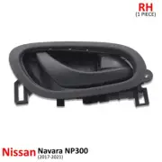 Right Inner Handle Door Black For Nissan X-TRAIL 14-17 Navara D23 2015 - 2021