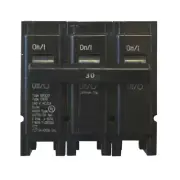 Eaton BR330 3-Pole 30A Circuit Breaker with Common Breaker Trip 10 kAIC 240V