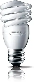 Mirabella Philips Tornado Edison Screw Cap Globe CFL, 15W, Cool Daylight