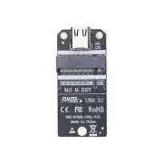 M.2 NVMe M-Key SSD to USB 3.1 Type-C Adapter Card 10Gbps JMS583 Chip