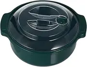 LIGIGWASH Multi Functional Food Bowl Storage Container Microwave Safe Rice Soup Bowl for Home Use Smooth Edge for Noodles Salads Grains More
