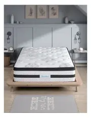 [DreamZ] Medium Firm Double Size Spring Mattress in White