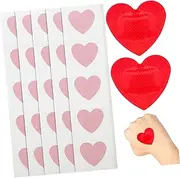 6sets First Aid Hydrocolloid Hearts Small Portable Care Stickers 25pcs*6