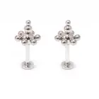 Labret Monroe Jewelry Multiple Small Ball Design 14G Pair