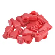 Retail Store Anti-theft Hook Lock, 6mm Magnetic Shelf Lock,red with words 30 pcs