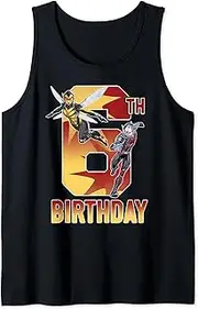 [Marvel] Wasp And Ant-Man 6th Birthday Action Portrait Tank Top