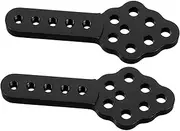 BESTOYARD 2pcs Height Adjustable Shock Tower Mount Bracket Cnc Machined Flexible Angle for Enhanced Control and Robust Suspension Performance