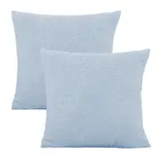 Cushion Cover 2Pcs 45 x 45cm Cushion Covers Decorative Pillow Cases-Blue