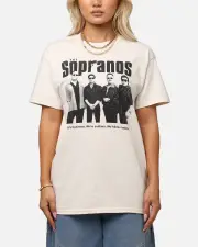 [The Sopranos] The Sopranos It's Business T-shirt Off White - Size M M Off White